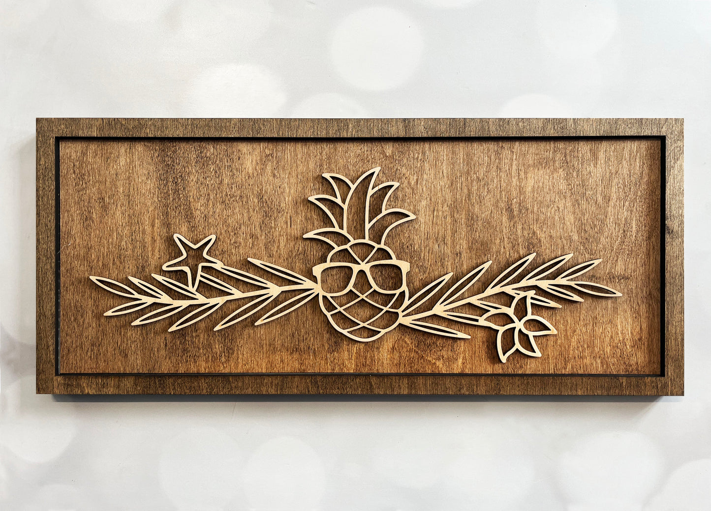 Beach Wave Line Art Wall Decor – Laser Cut Wooden Art | SoulEtch