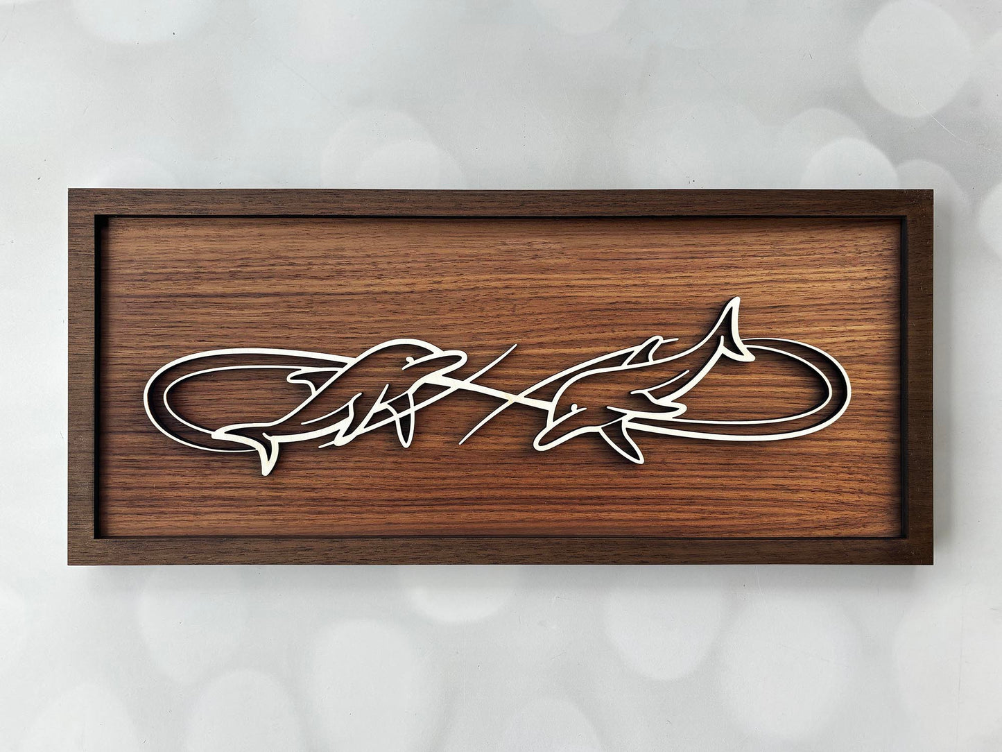 Minimalist Animal Wall Art – Line Art Wood Decor by Soul Etch