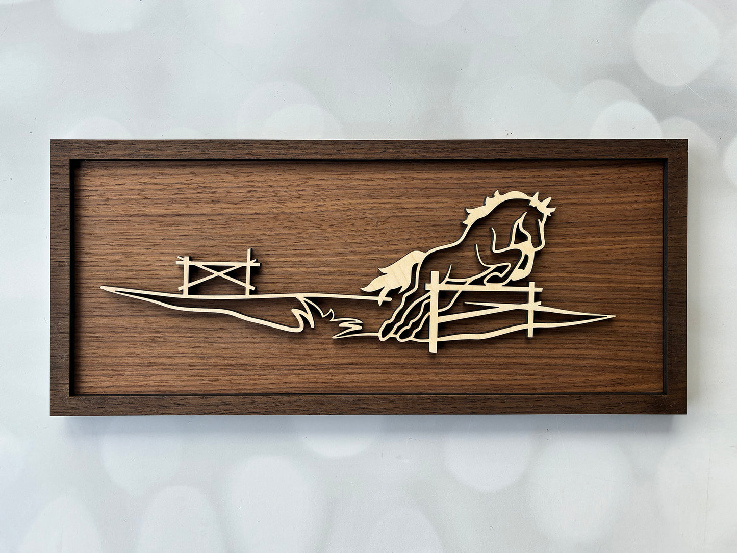 Minimalist Animal Wall Art – Line Art Wood Decor by Soul Etch