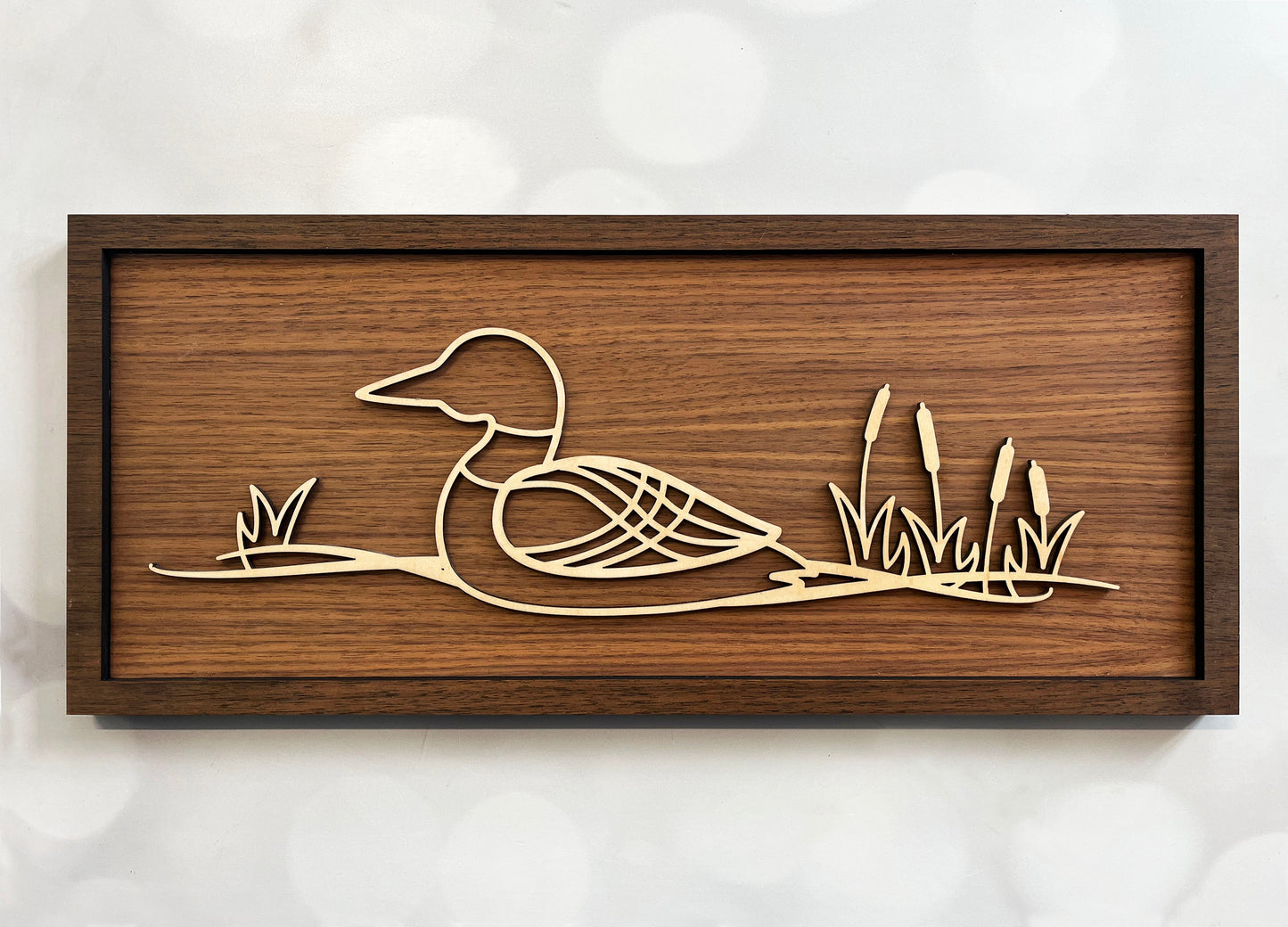 Outdoor Line Art – Minimalist Wooden Wall Decor