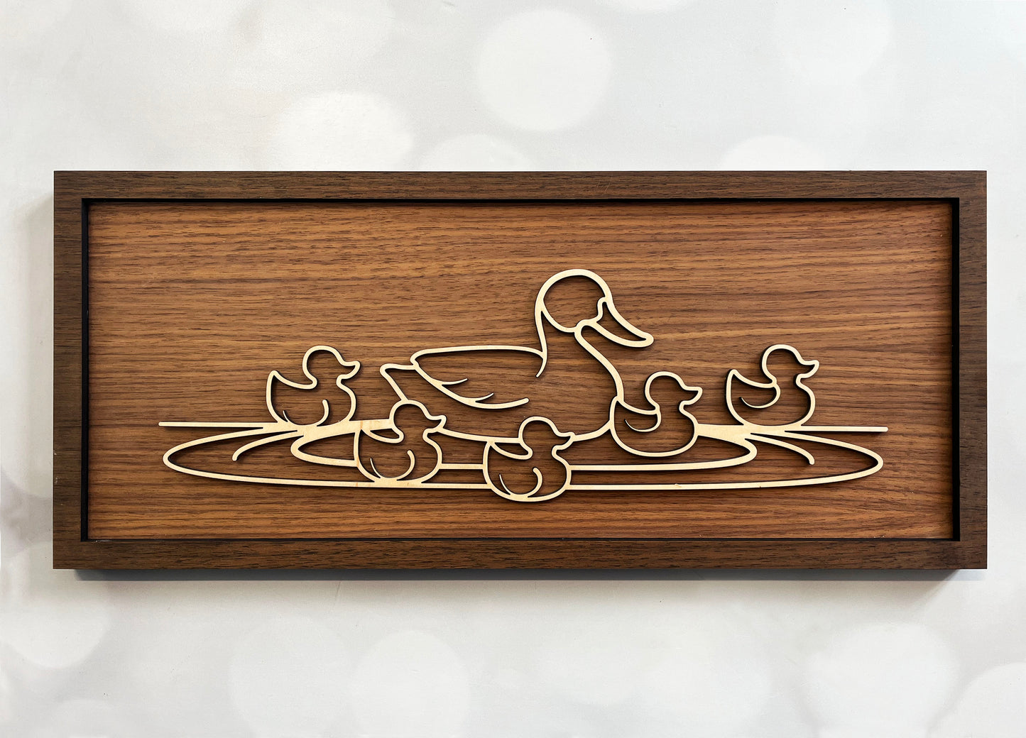 Outdoor Line Art – Minimalist Wooden Wall Decor