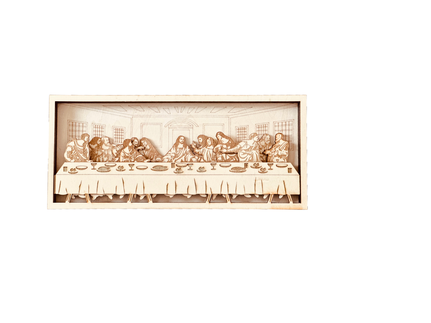 The Last Supper – 6-Layer Laser-Cut Wall Art
