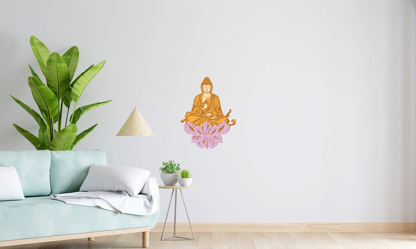 Layered Buddha Wall Art – 7 Layer Mandala Design