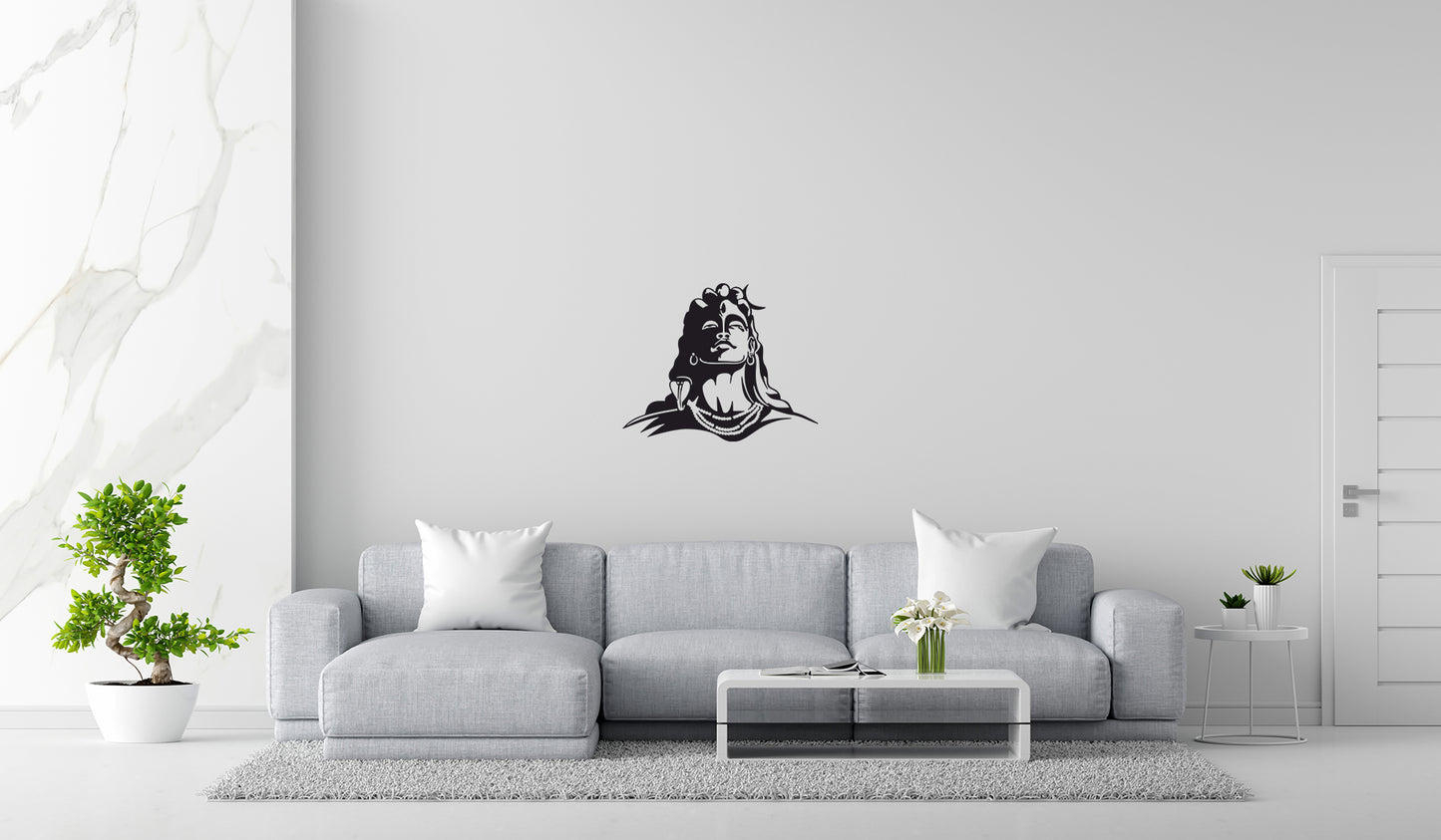 Lord Shiva Wall Art – Laser Cut Wooden Decor