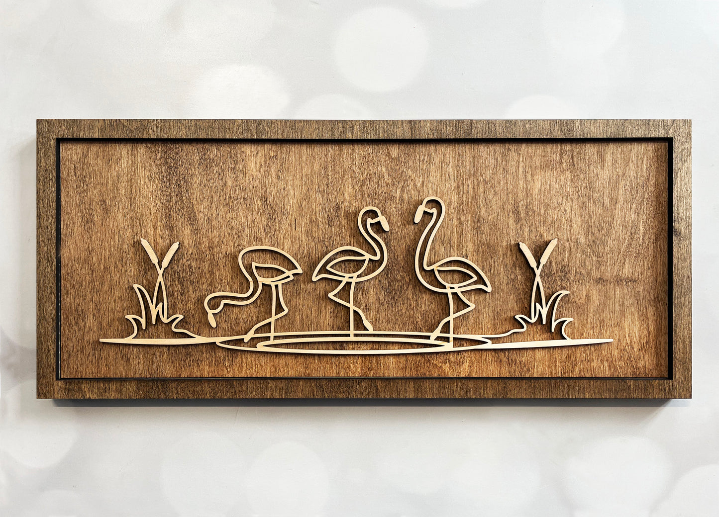 Beach Wave Line Art Wall Decor – Laser Cut Wooden Art | SoulEtch