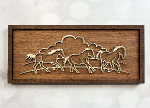 Farm Line Art – Minimalist Wooden Wall Decor
