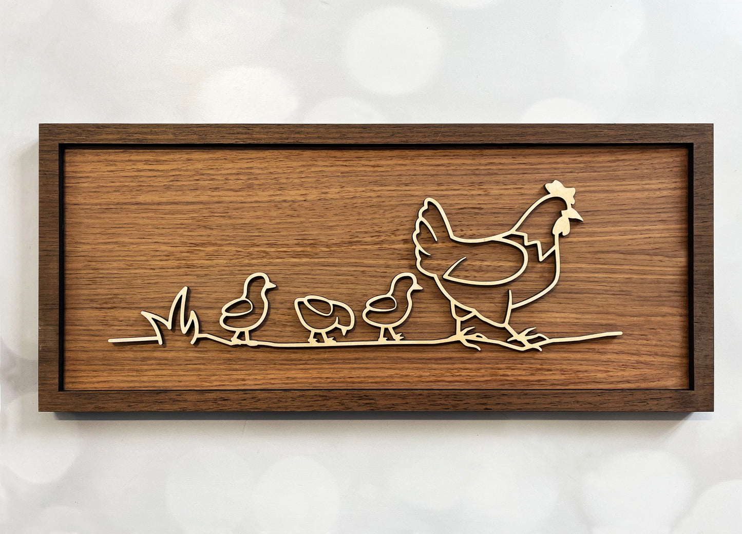 Farm Line Art – Minimalist Wooden Wall Decor