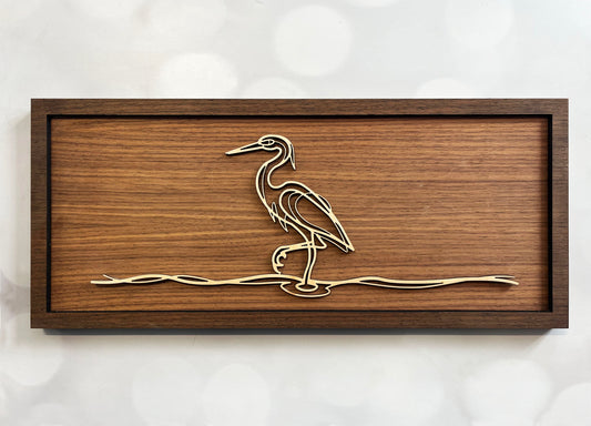 Outdoor Doodle Wall Art – Canoe, Fishing, Cottage & More in Whimsical Wooden Style