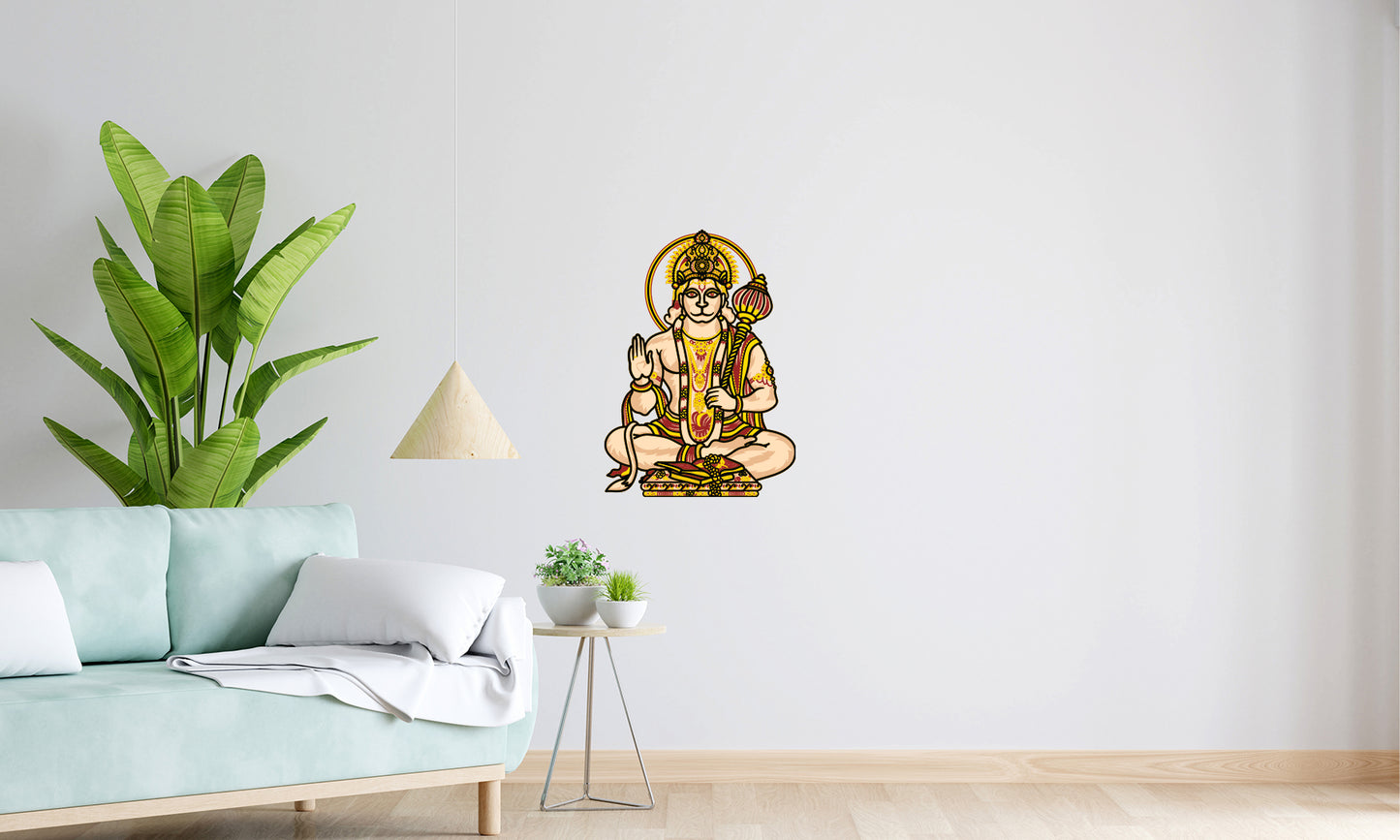Hanuman Chalisa Wall Art – Laser Cut 3D Hanuman Design | Spiritual Wall Decor NZ